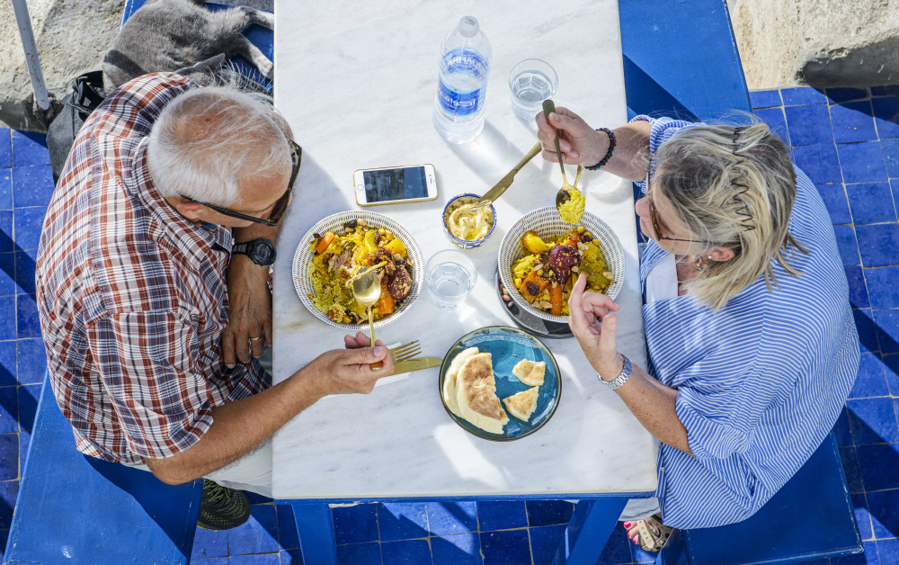 Lunsj på dagstur til Tanger